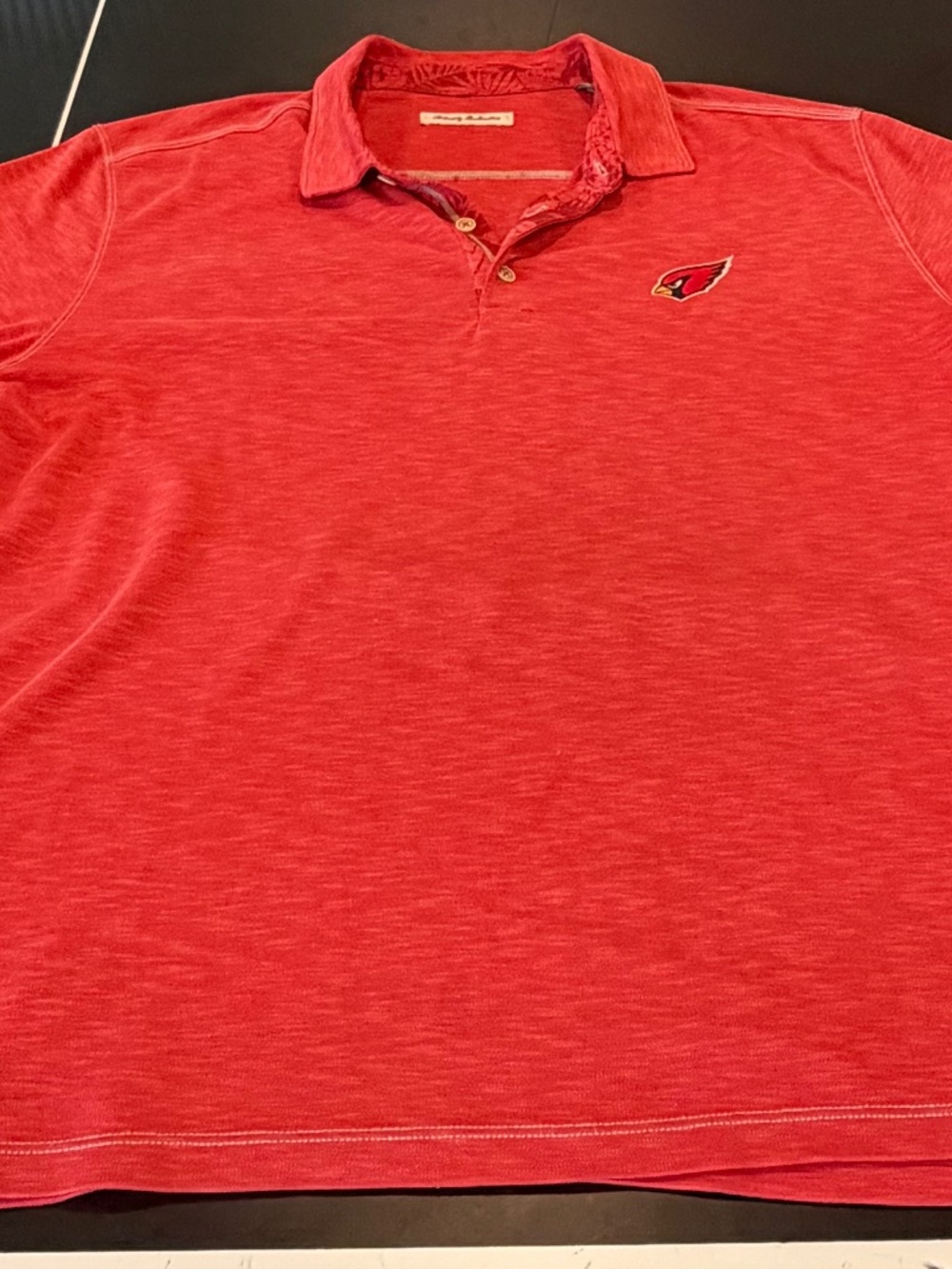 Tommy Bahama Arizona Cardinals NFL Red Polo Shirt Men’s XL Embroidered Logo